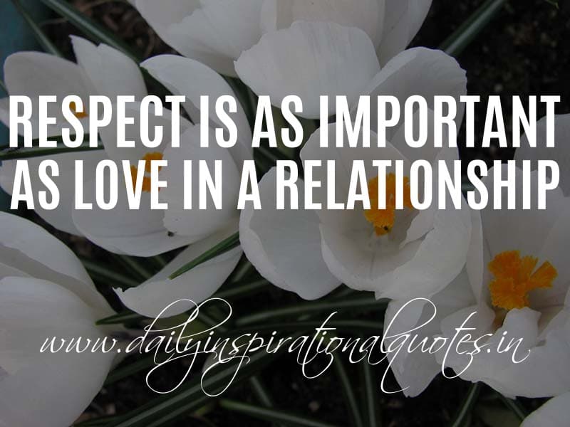 Profound Quotes that Highlight the Importance of Respect in a Relationship