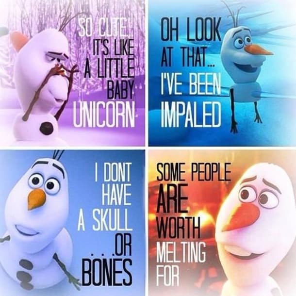 10 funny olaf quotes from frozen 5552 8