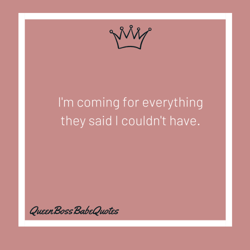 Just a girl boss building her empire. Girly quote with pink