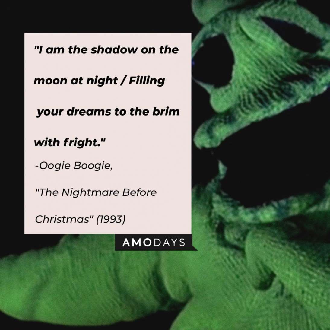 Oogie Boogie – Memorable Quotes and Sayings from The Nightmare Before Christmas