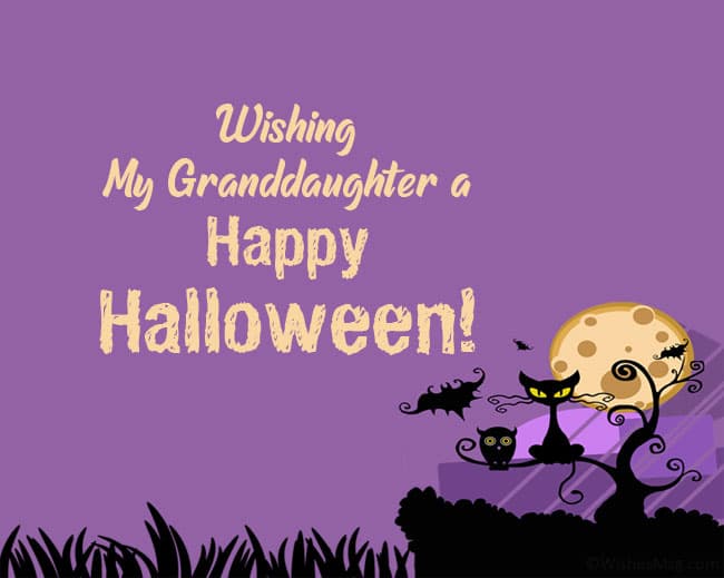 halloween wishes for granddaughter from grandma