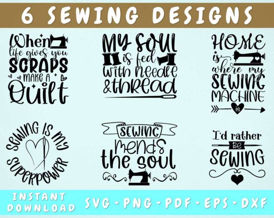sewing quotes svg bundle sewing sayings svg when life gives you scraps make a quilt svg sewing is my superpower svg sewing mends the soul svg svg happydesignstudio 870365 3000x scaled