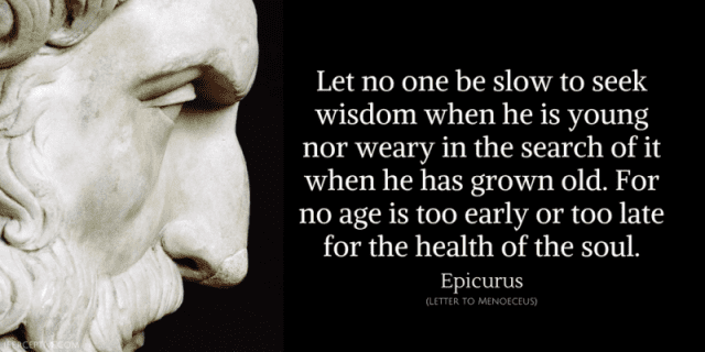 Epicurus Quotes