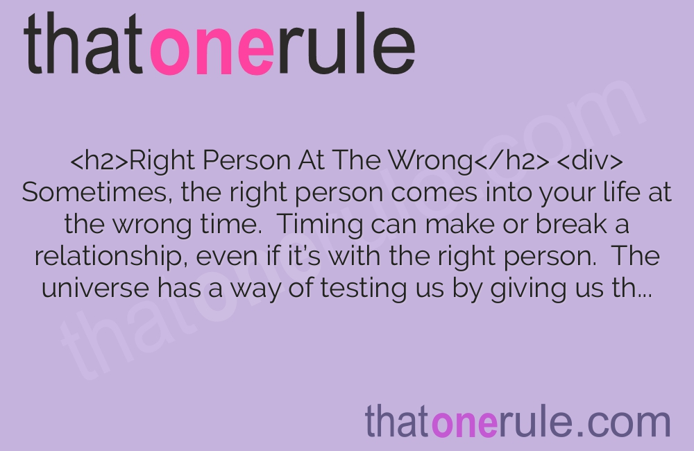 Right Person, Wrong Time Quotes
