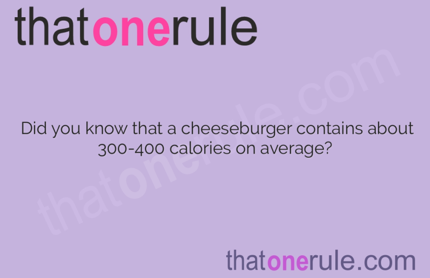 Cheeseburger Nutrition Facts – What You Need to Know