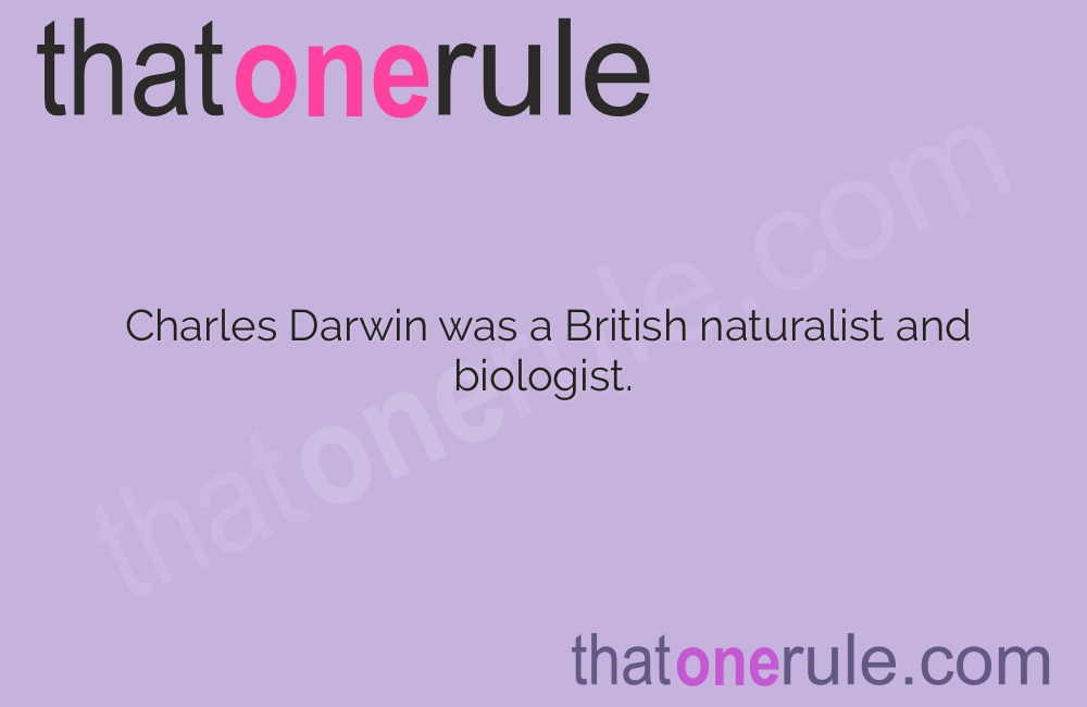 Interesting Facts about Charles Darwin